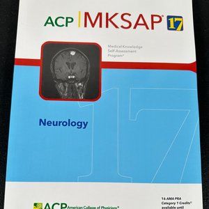 ACP MKSAP (R) 17 Neurology Medical Book ISBN: 978-1938245237